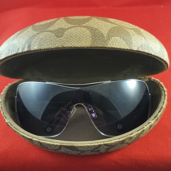 Coach Womens Hazel S563 size 57-18-120 Tortoise/Brown Aviator Sunglasses w/Case - Picture 11 of 11